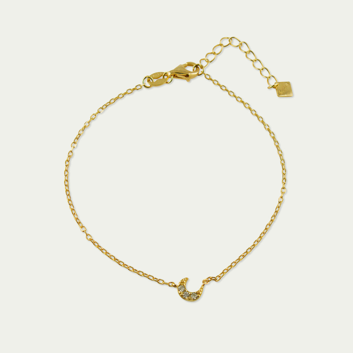 Armkette Mond – 925 Sterling Silber 18K Gelbgold vergoldet | Sucre Fine Jewelry