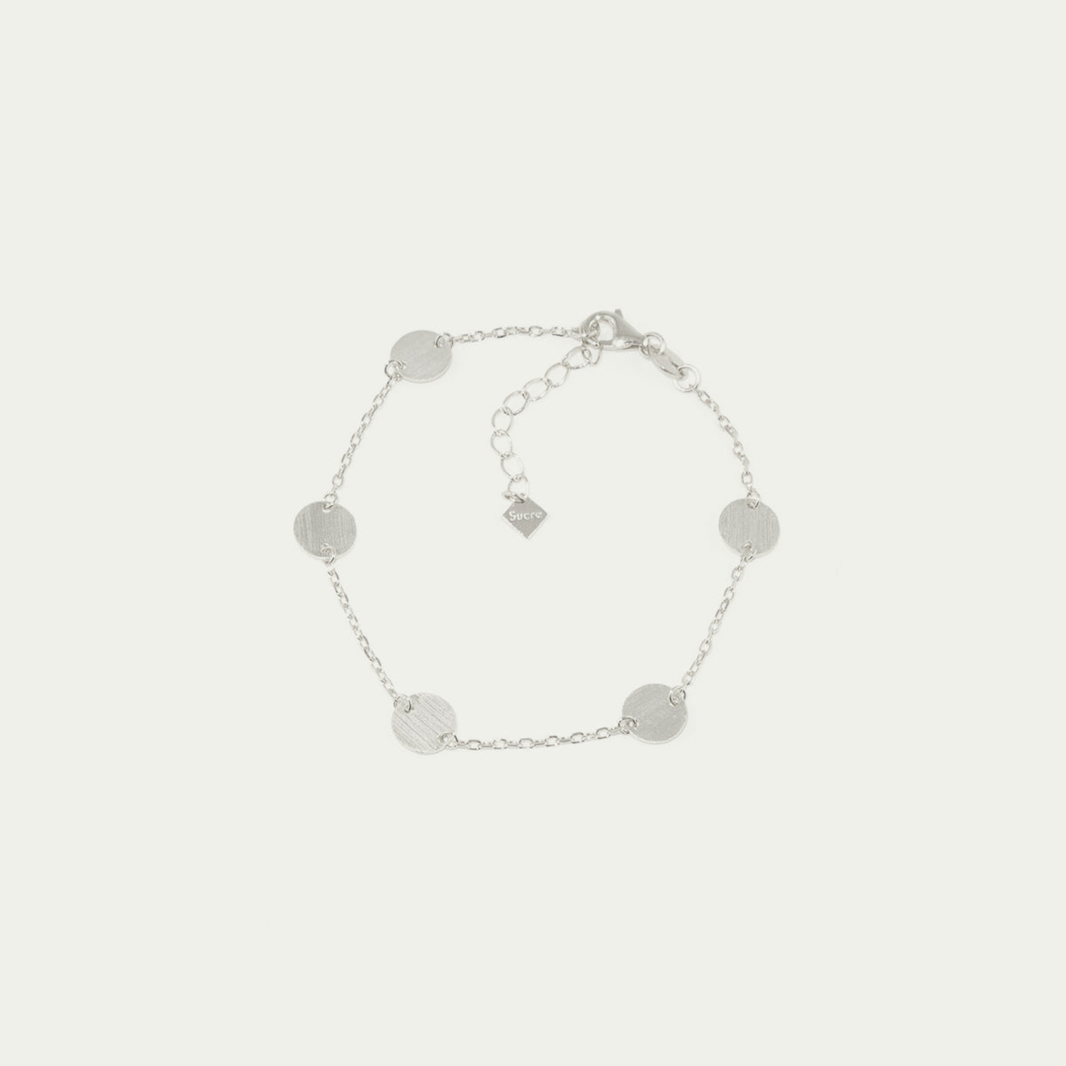 Armkette Frosted Coin – 925 Sterling Silber | Sucre Fine Jewelry