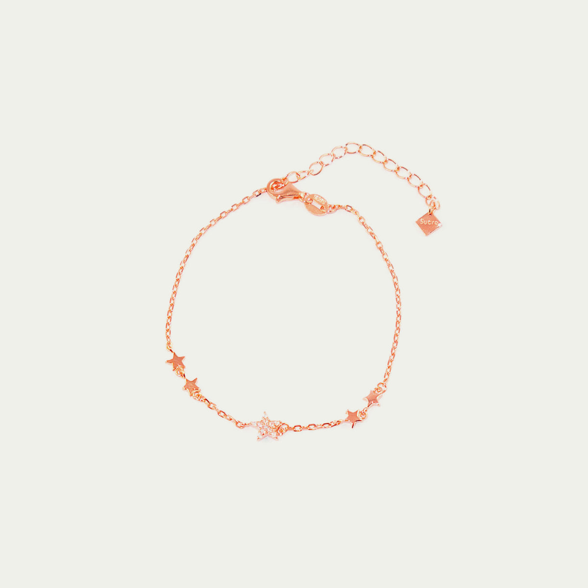 Armkette Stars – 925 Sterling Silber 18K Roségold vergoldet | Sucre Fine Jewelry