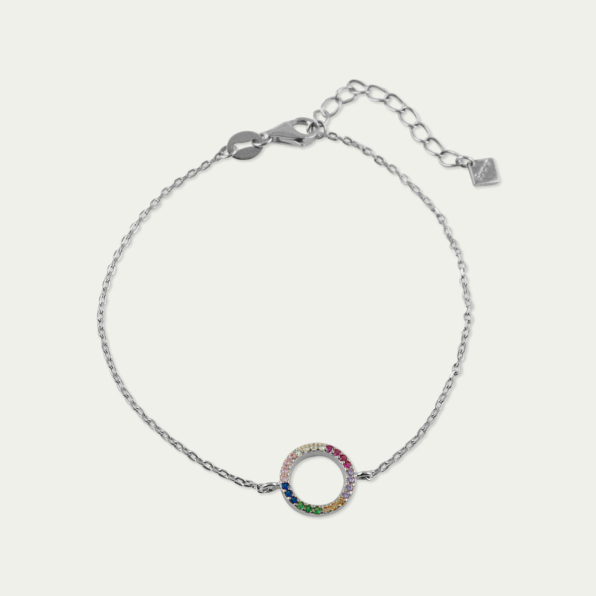 Armkette Circle Rainbow – 925 Sterling Silber | Sucre Fine Jewelry