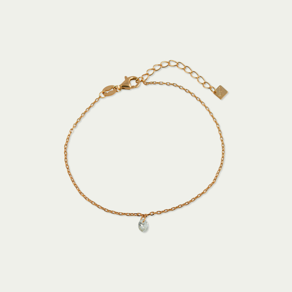Armkette Pure mit Zirkonia – 925 Sterling Silber 18K Roségold vergoldet | Sucre Fine Jewelry