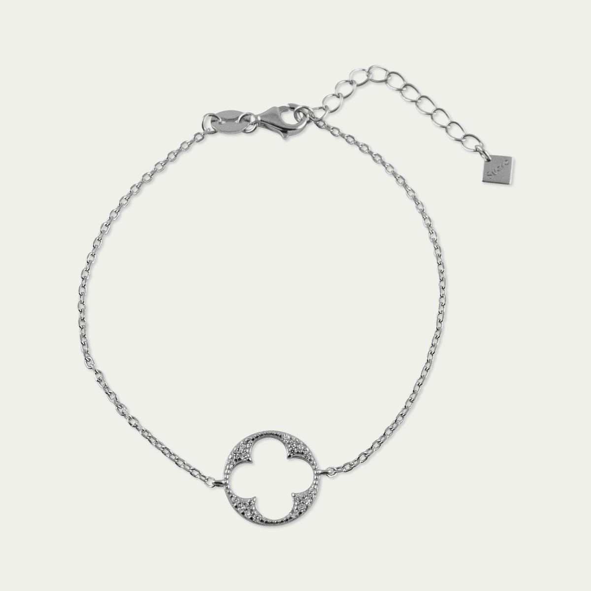 Armkette Big Shiny Clover – 925 Sterling Silber | Sucre Fine Jewelry