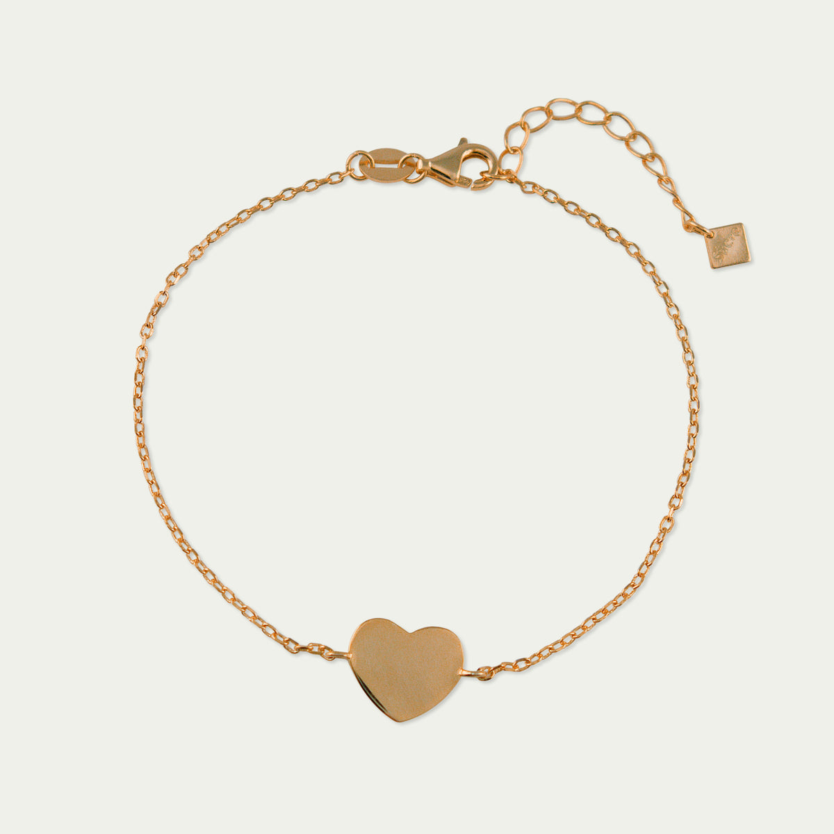 Armkette Herz – 925 Sterling Silber 18K Roségold vergoldet | Sucre Fine Jewelry