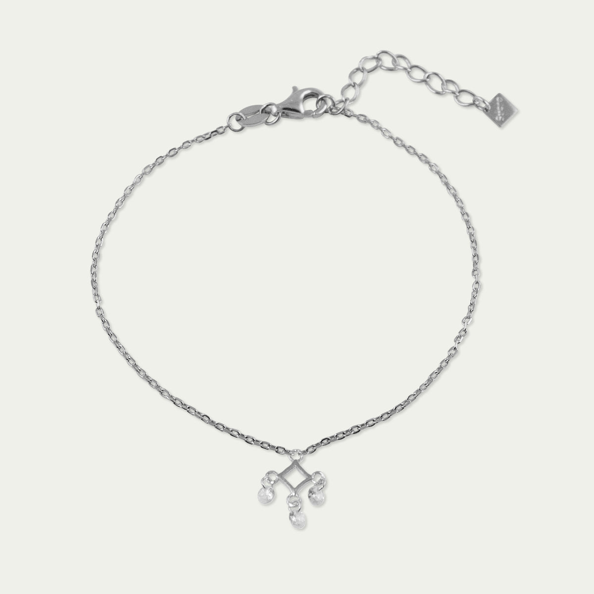 Armkette Sparkling Square – 925 Sterling Silber | Sucre Fine Jewelry