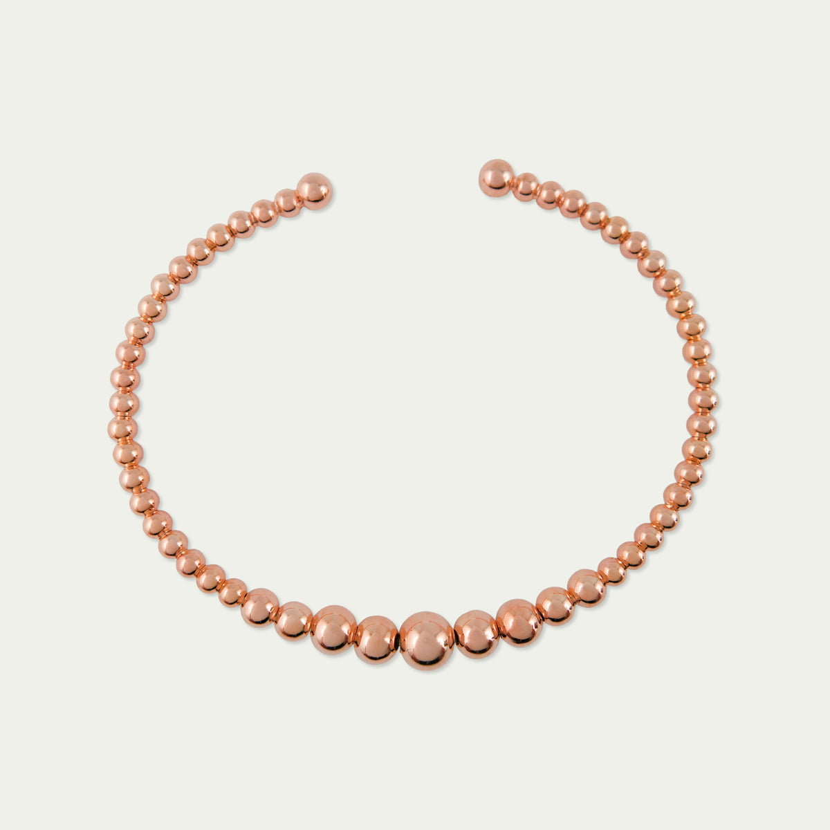 Armreif Bubbles – 925 Sterling Silber 18K Roségold vergoldet | Sucre Fine Jewelry