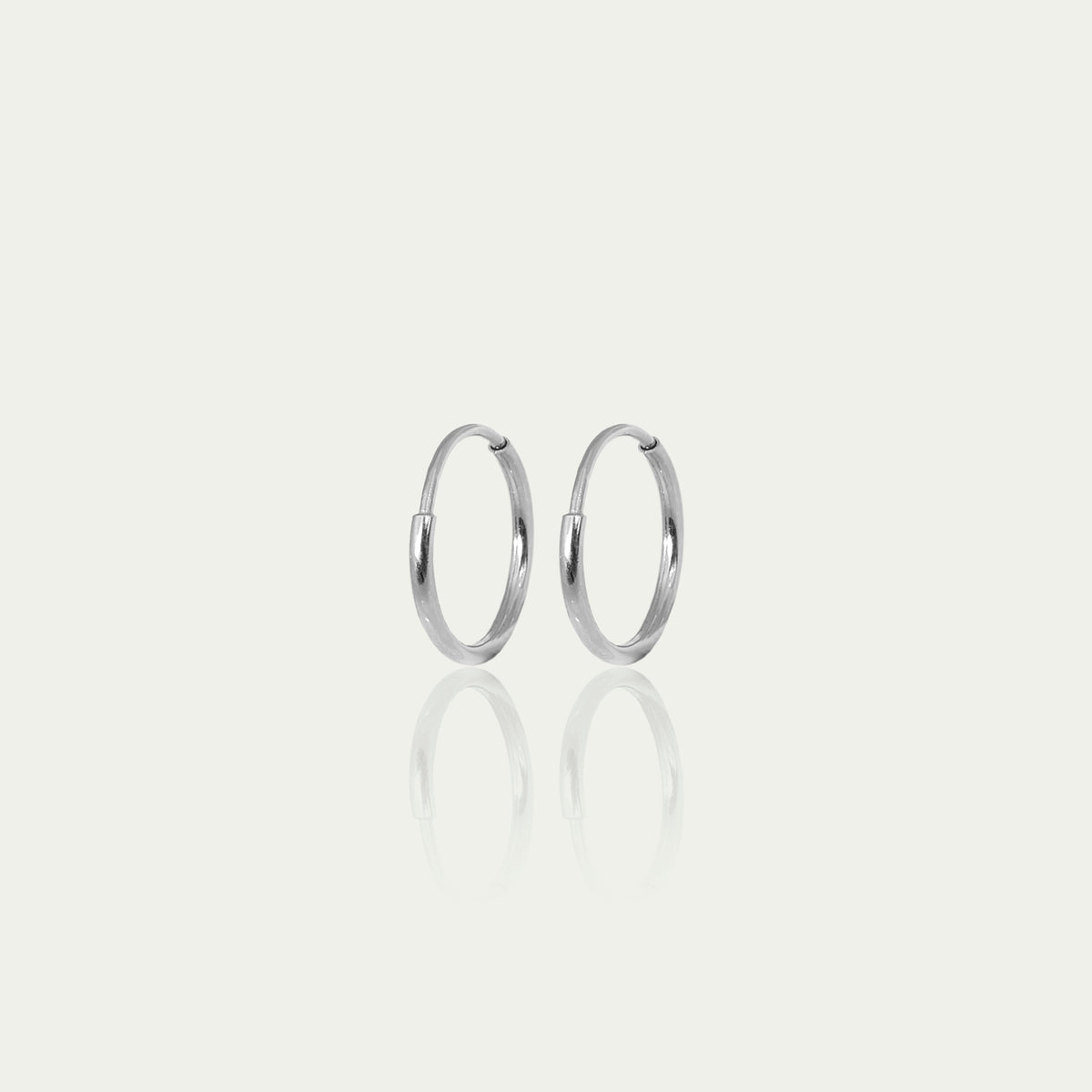 Creole Pure – 925 Sterling Silber, 1 cm Durchmesser | Sucre Fine Jewelry