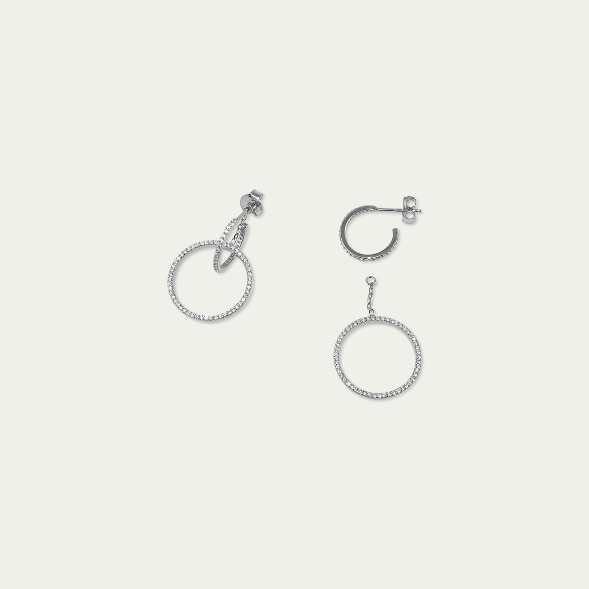 Creole Circle – 925 Sterling Silber, 1,5 cm Durchmesser | Sucre Fine Jewelry