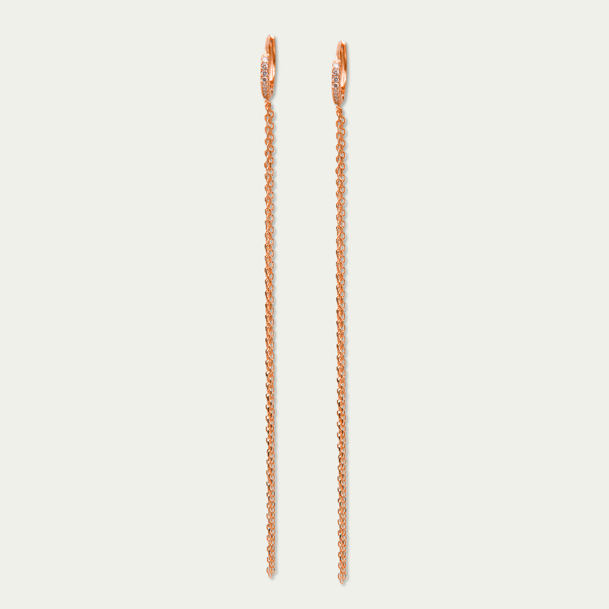 Creole Chain – 925 Sterling Silber 18K Roségold vergoldet, 10 cm Länge | Sucre Fine Jewelry