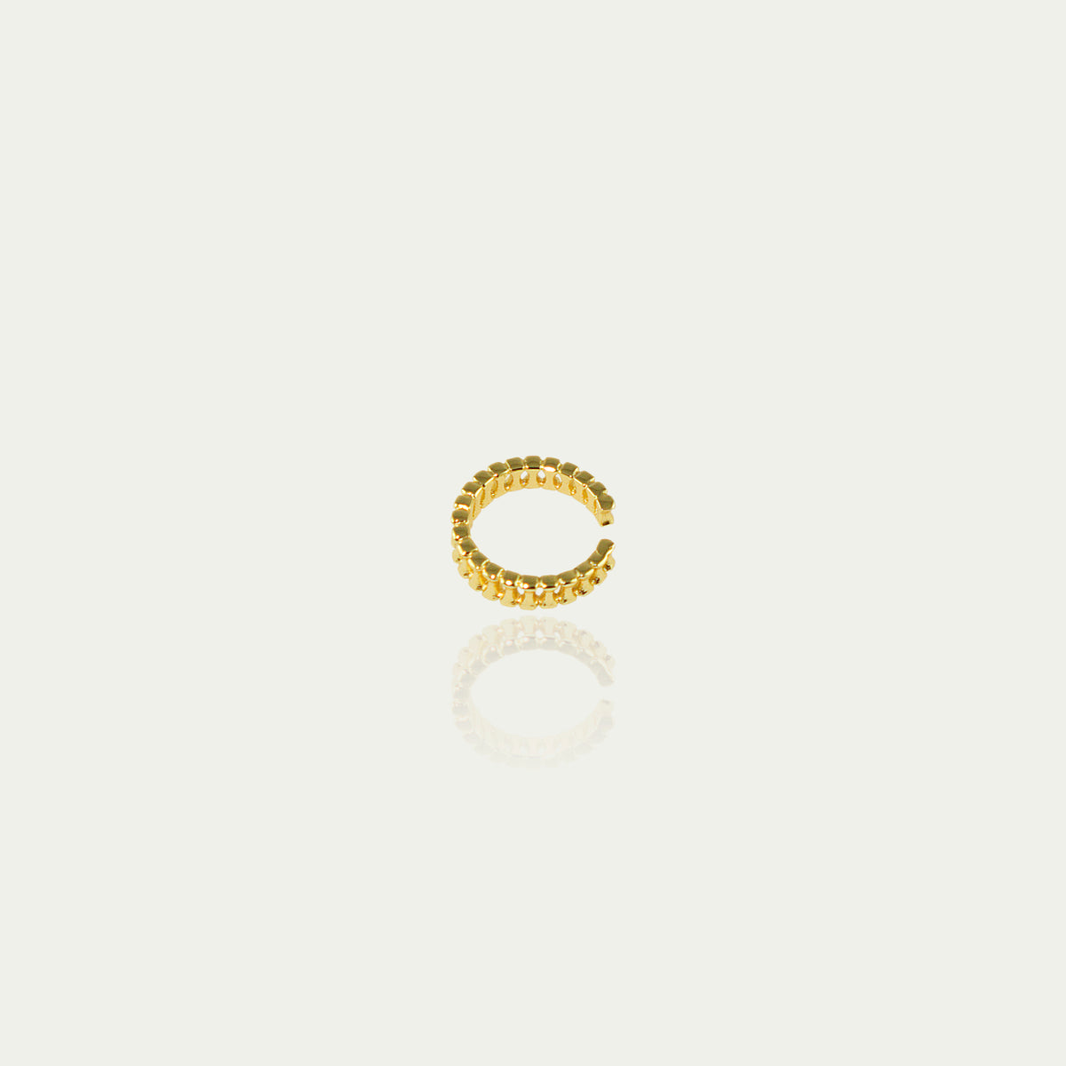 Earcuff Infinity – 925 Sterling Silber 18K Gelbgold vergoldet | Sucre Fine Jewelry