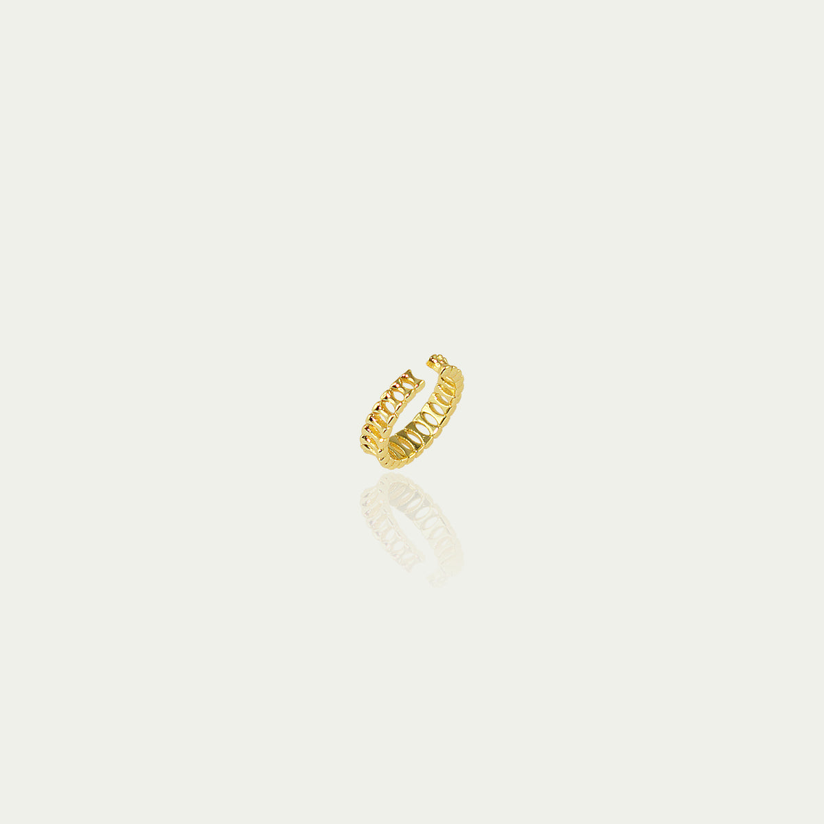 Earcuff Infinity – 925 Sterling Silber 18K Gelbgold vergoldet | Sucre Fine Jewelry