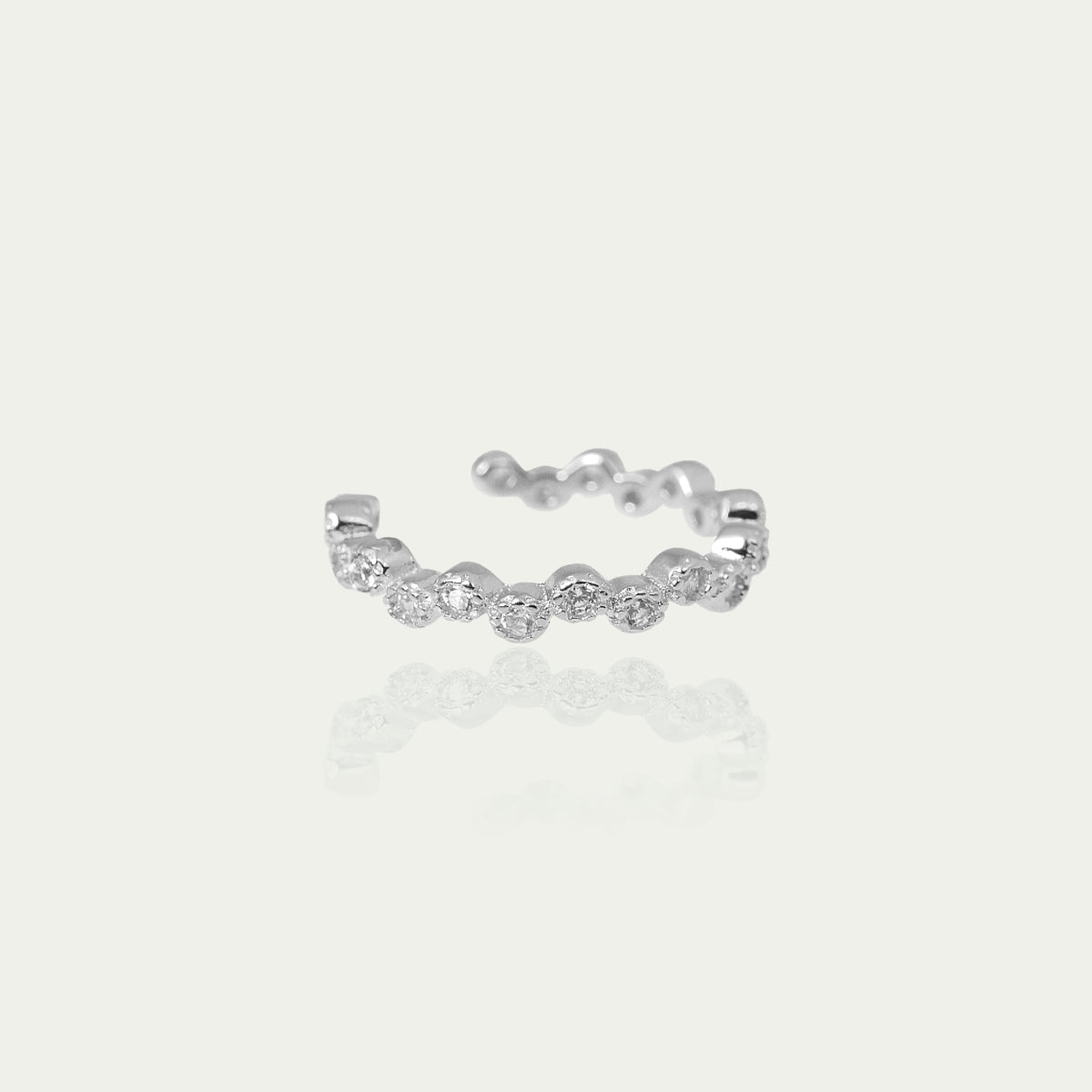 Earcuff Sparkling mit Zirkonia – 925 Sterling Silber | Sucre Fine Jewelry