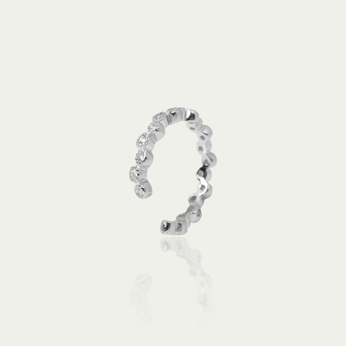 Earcuff Sparkling mit Zirkonia – 925 Sterling Silber | Sucre Fine Jewelry