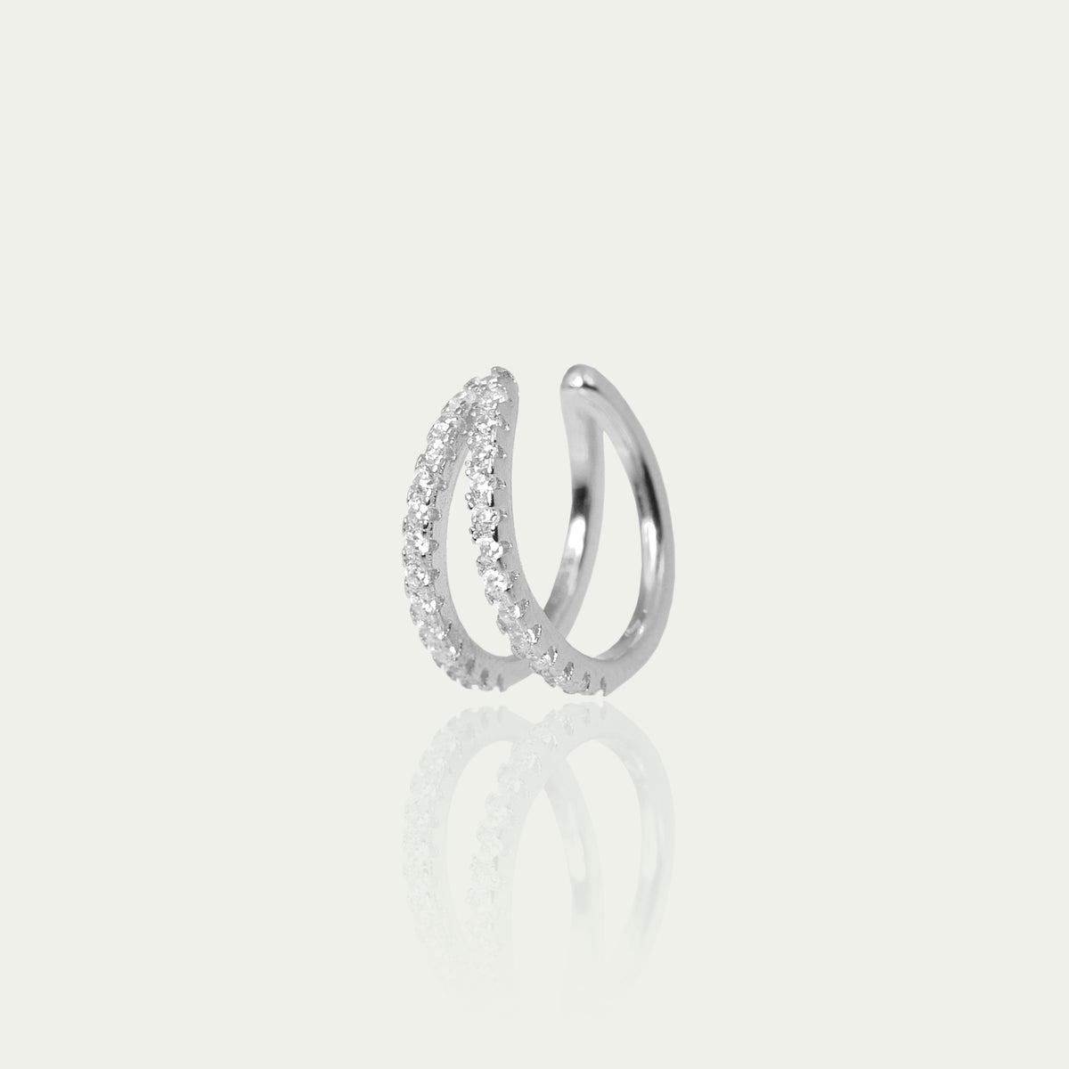 Earcuff Shiny mit Zirkonia – 925 Sterling Silber | Sucre Fine Jewelry