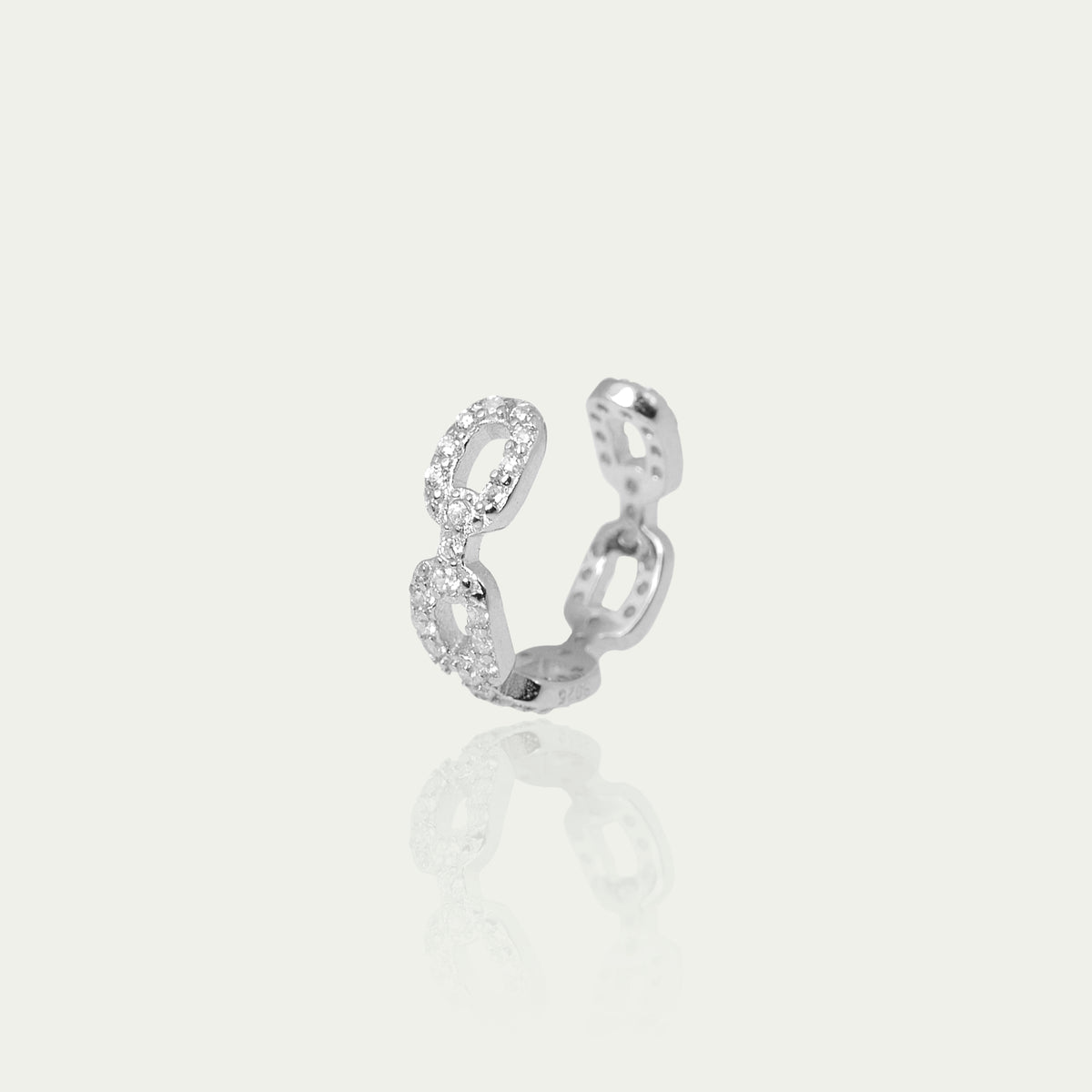 Earcuff Shiny Chain – 925 Sterling Silber | Sucre Fine Jewelry