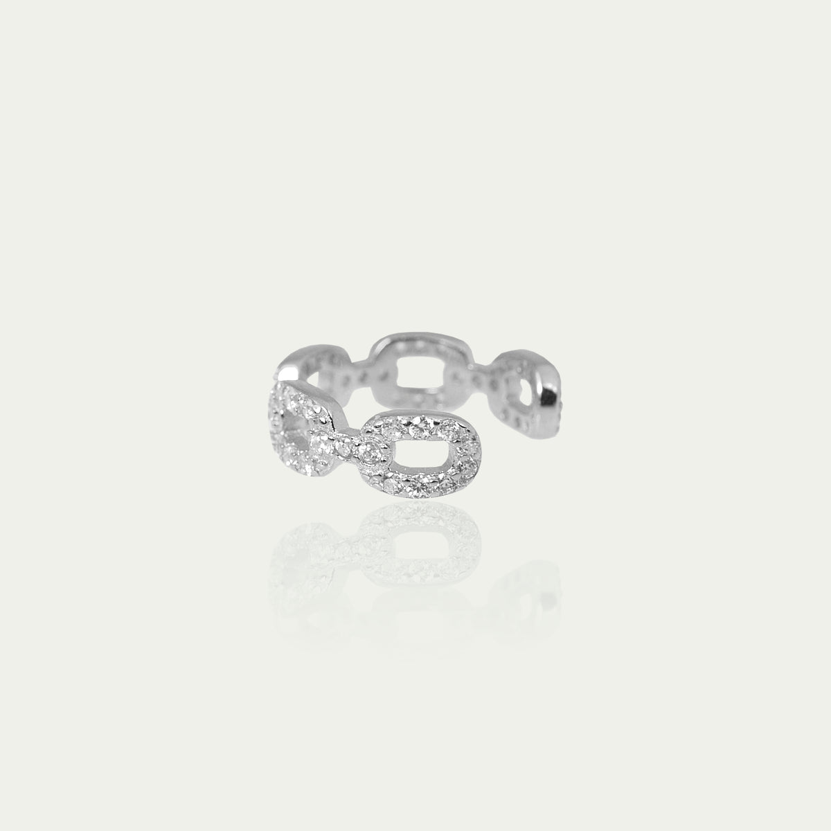 Earcuff Shiny Chain – 925 Sterling Silber | Sucre Fine Jewelry