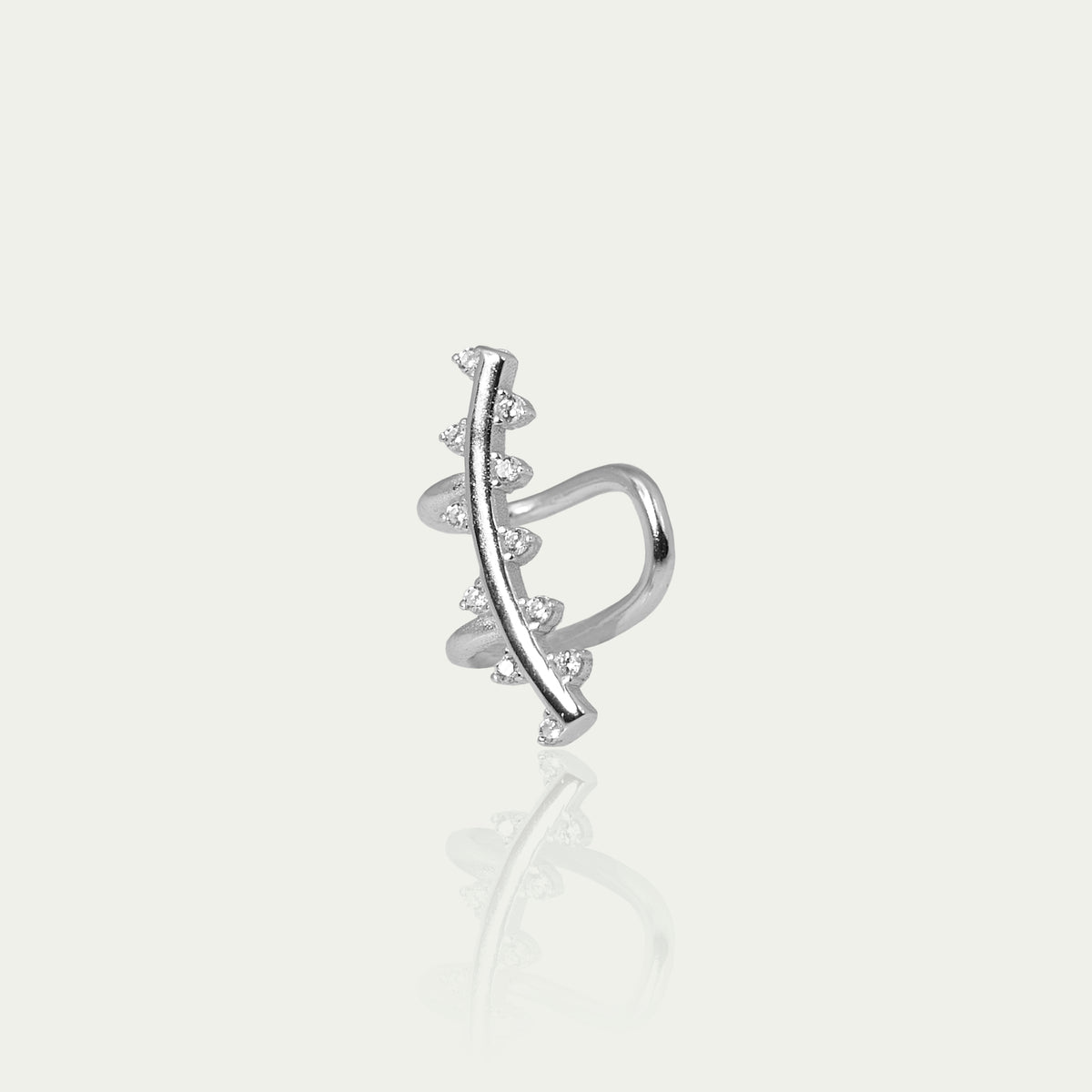 Earcuff Wire Shiny – 925 Sterling Silber | Sucre Fine Jewelry