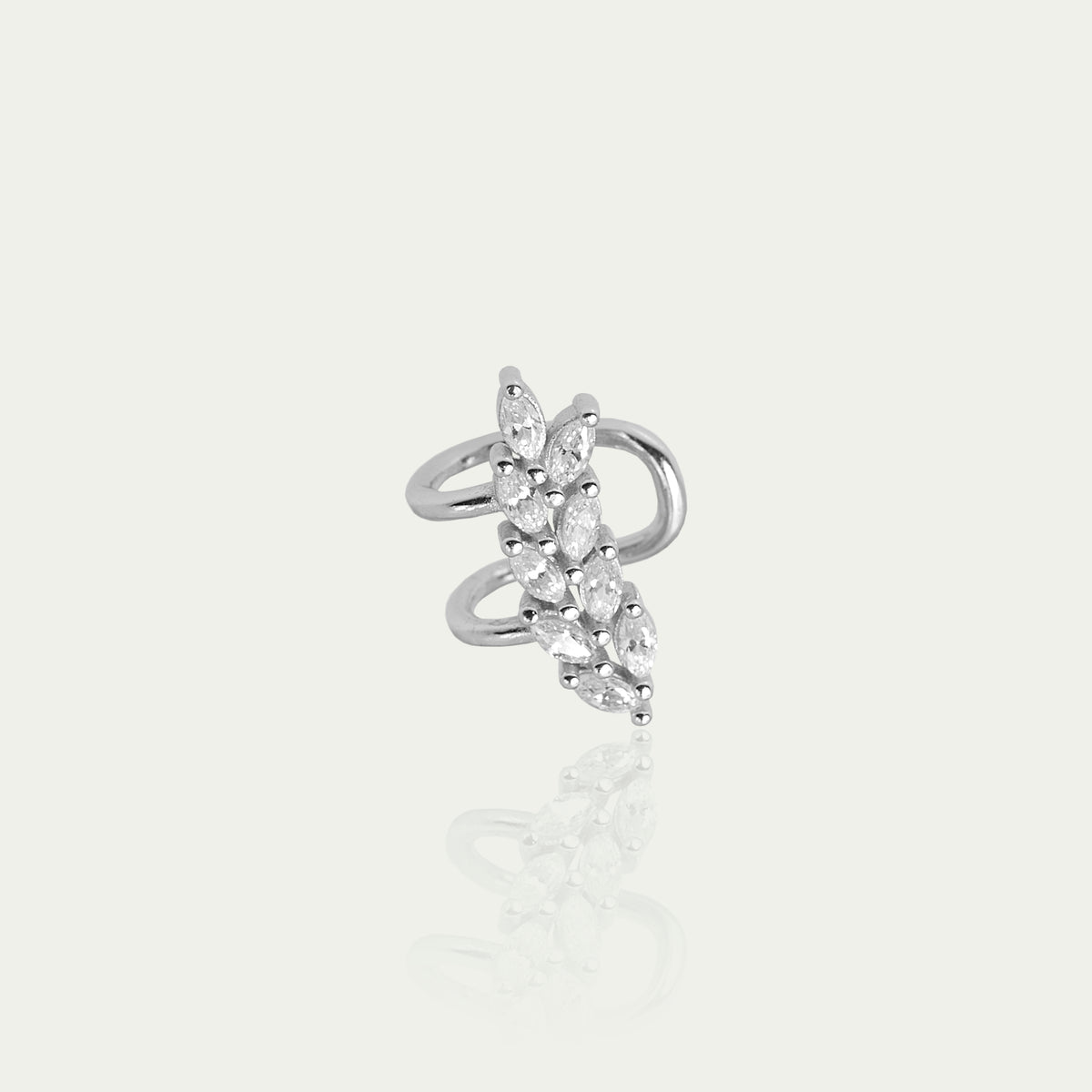 Earcuff Wire Flower – 925 Sterling Silber | Sucre Fine Jewelry