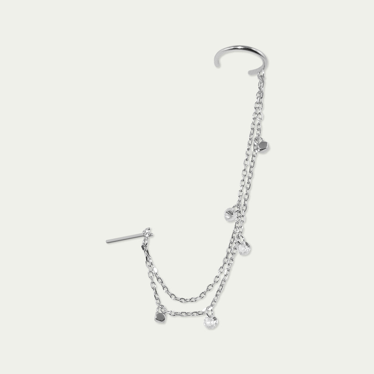 Earcuff Flying Stones – 925 Sterling Silber | Sucre Fine Jewelry