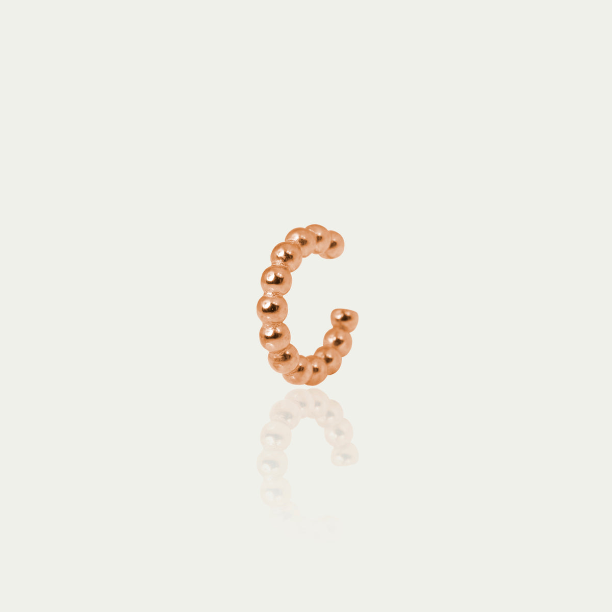 Earcuff Bubbles – 925 Sterling Silber 18K Roségold vergoldet | Sucre Fine Jewelry