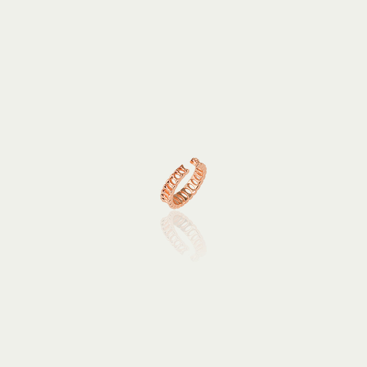 Earcuff Infinity – 925 Sterling Silber 18K Roségold vergoldet | Sucre Fine Jewelry