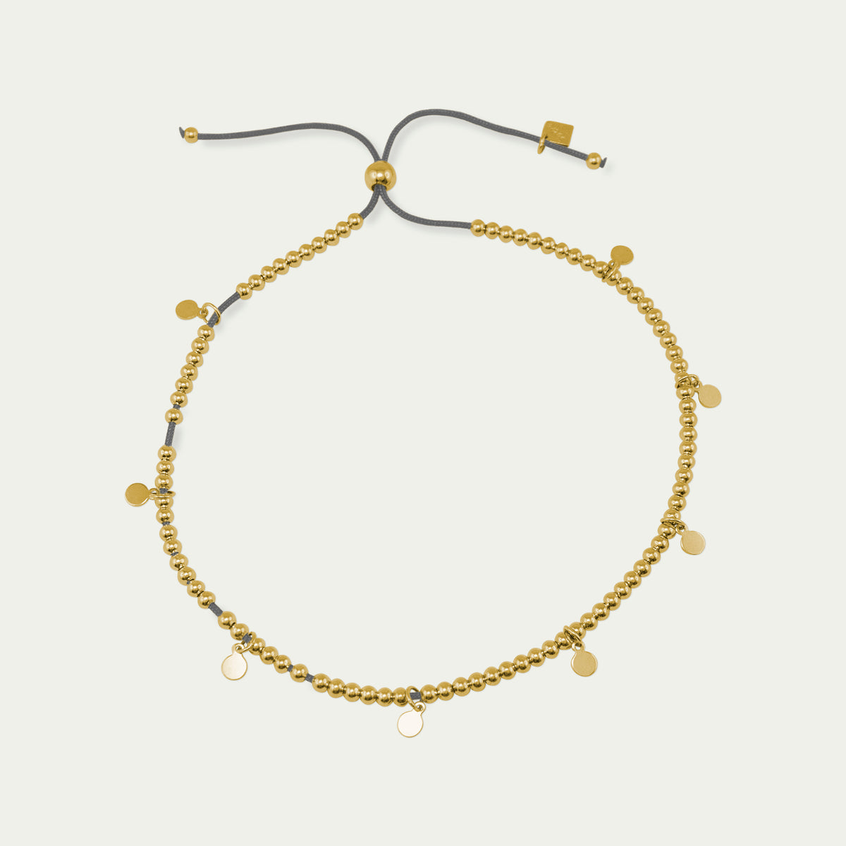 Fußbändchen Sprinkle – 925 Sterling Silber 18K Gelbgold vergoldet | Sucre Fine Jewelry