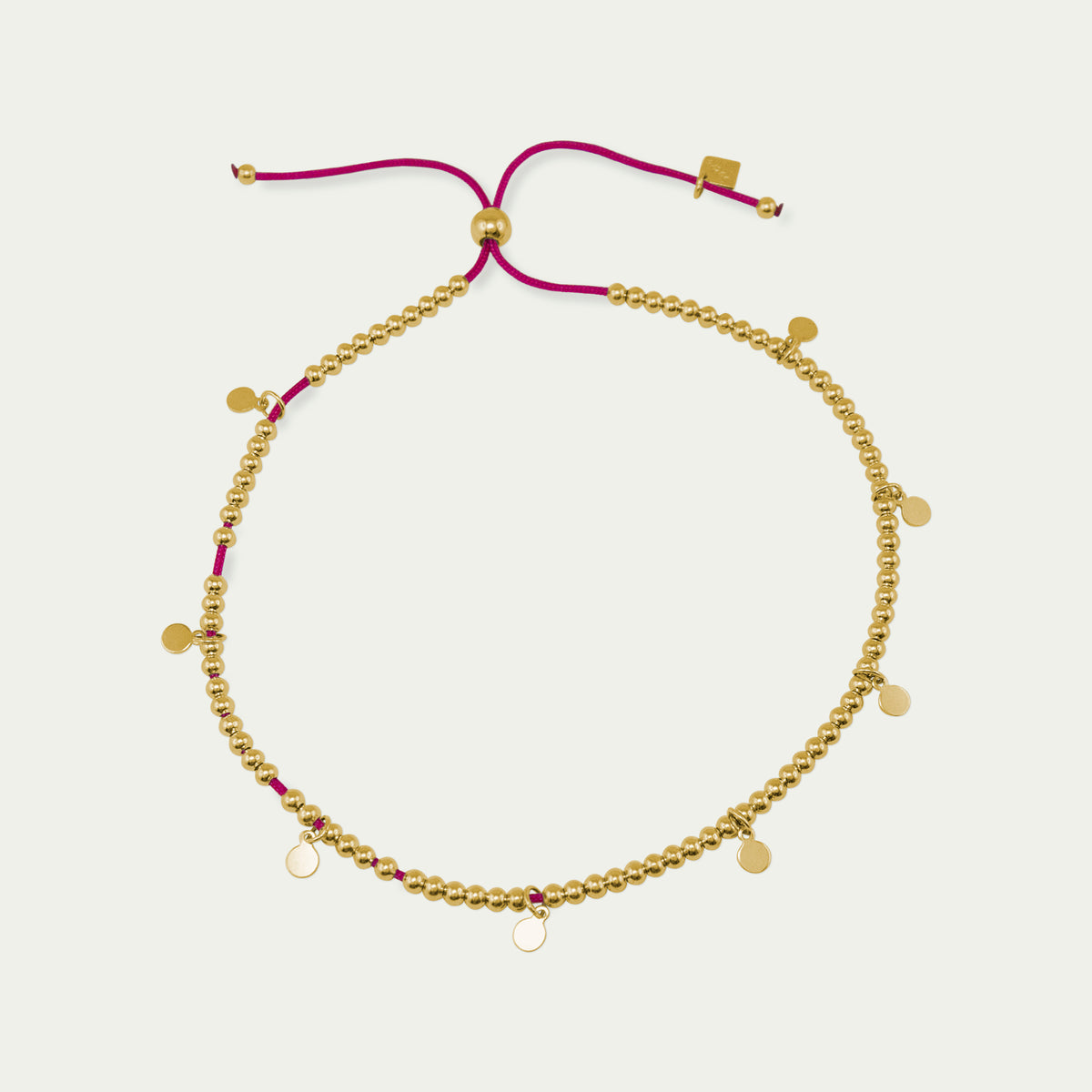 Fußbändchen Sprinkle – 925 Sterling Silber 18K Gelbgold vergoldet | Sucre Fine Jewelry