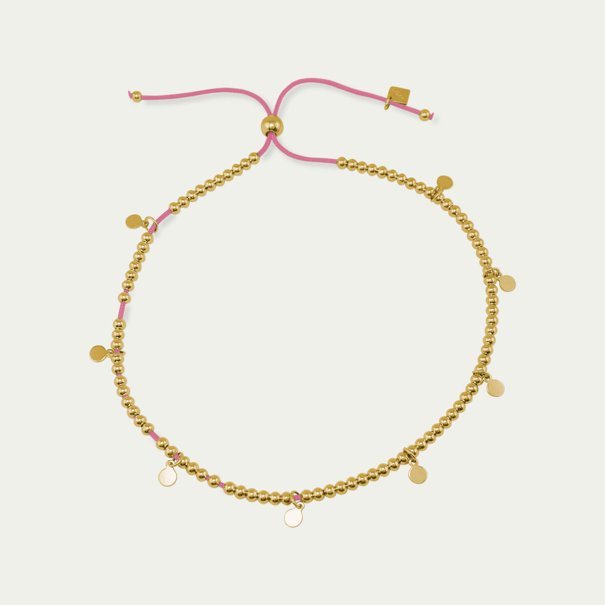 Fußbändchen Sprinkle – 925 Sterling Silber 18K Gelbgold vergoldet | Sucre Fine Jewelry