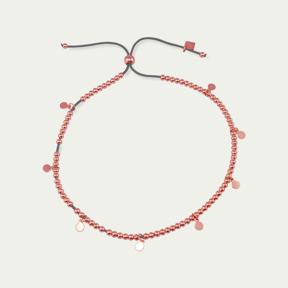 Fußbändchen Sprinkle – 925 Sterling Silber 18K Roségold vergoldet | Sucre Fine Jewelry