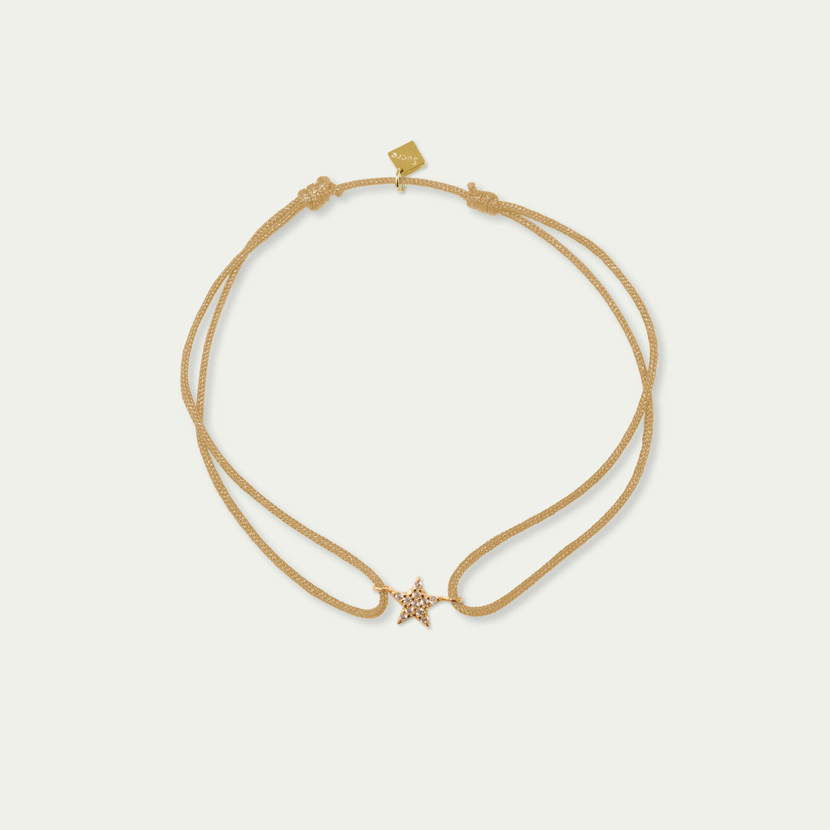 Glücksarmband Mini Stern – 925 Sterling Silber 18K Gelbgold vergoldet | Sucre Fine Jewelry