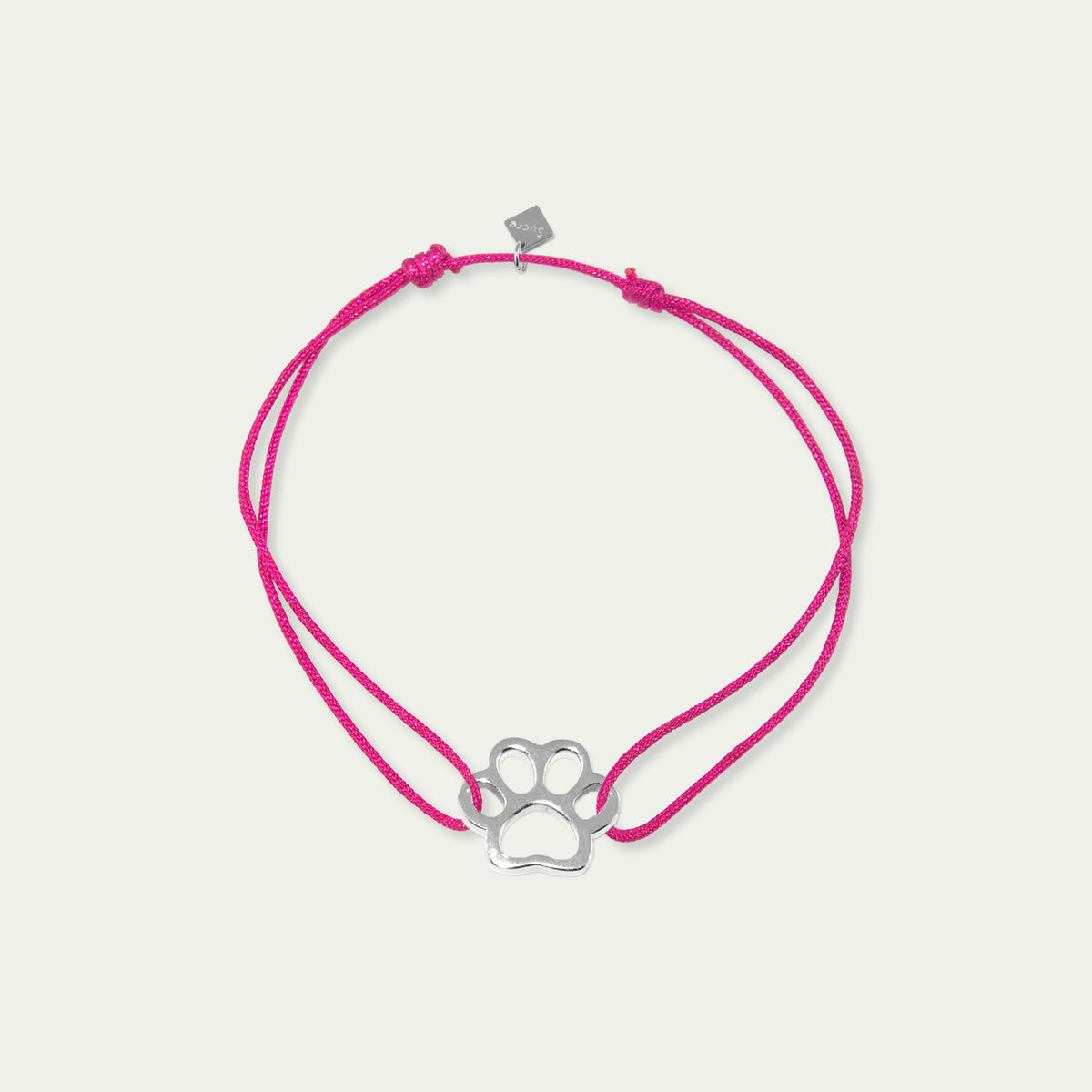 Glücksbändchen Pfote – 925 Sterling Silber | Sucre Fine Jewelry
