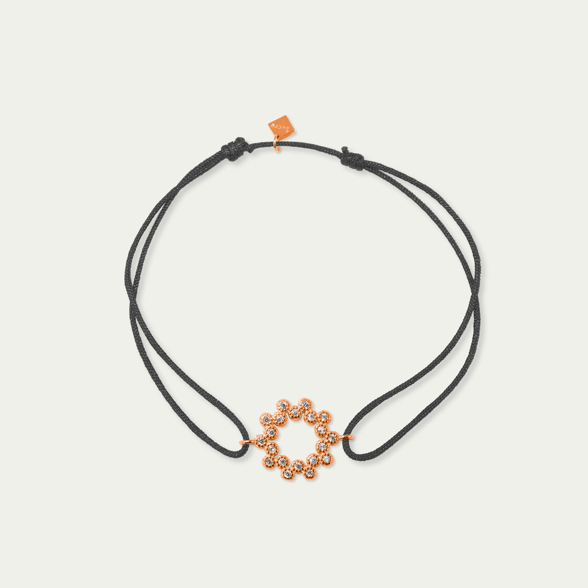 Glücksarmbändchen Sparkling – 925 Sterling Silber 18K Roségold vergoldet | Sucre Fine Jewelry