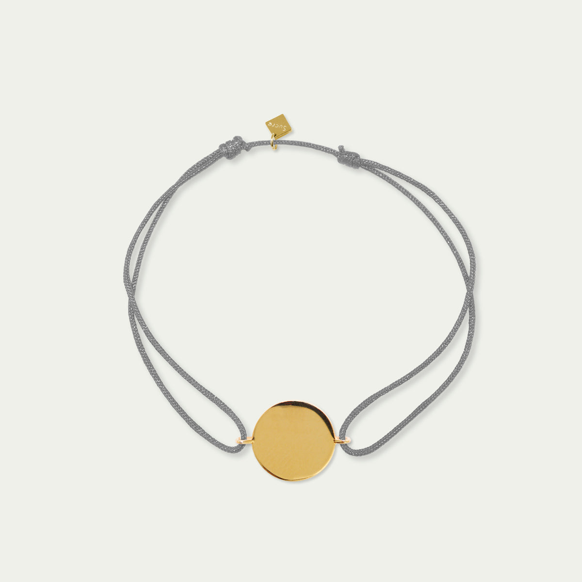 Glücksarmbändchen Coin – 925 Sterling Silber 18K Gelbgold vergoldet | Sucre Fine Jewelry