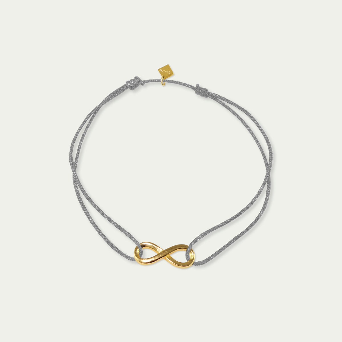 Glücksarmbändchen Infinity – 925 Sterling Silber 18K Gelbgold vergoldet | Sucre Fine Jewelry