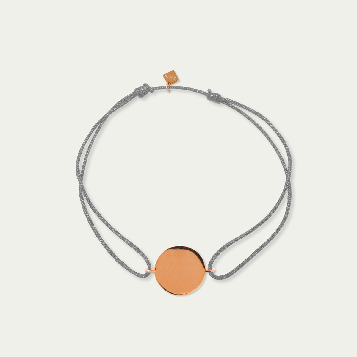 Glücksarmbändchen Coin – 925 Sterling Silber 18K Roségold vergoldet | Sucre Fine Jewelry