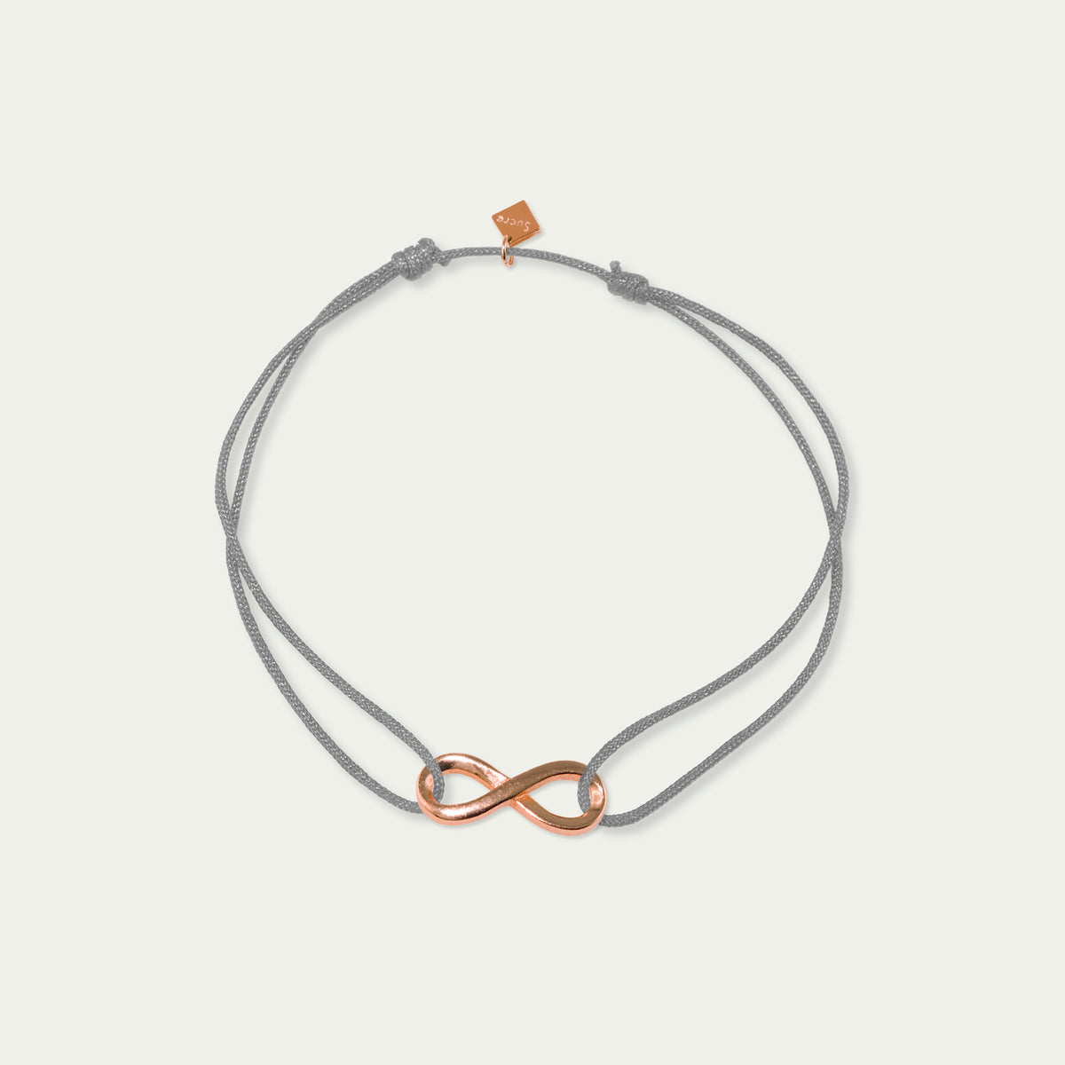 Glücksarmbändchen Infinity – 925 Sterling Silber 18K Roségold vergoldet | Sucre Fine Jewelry