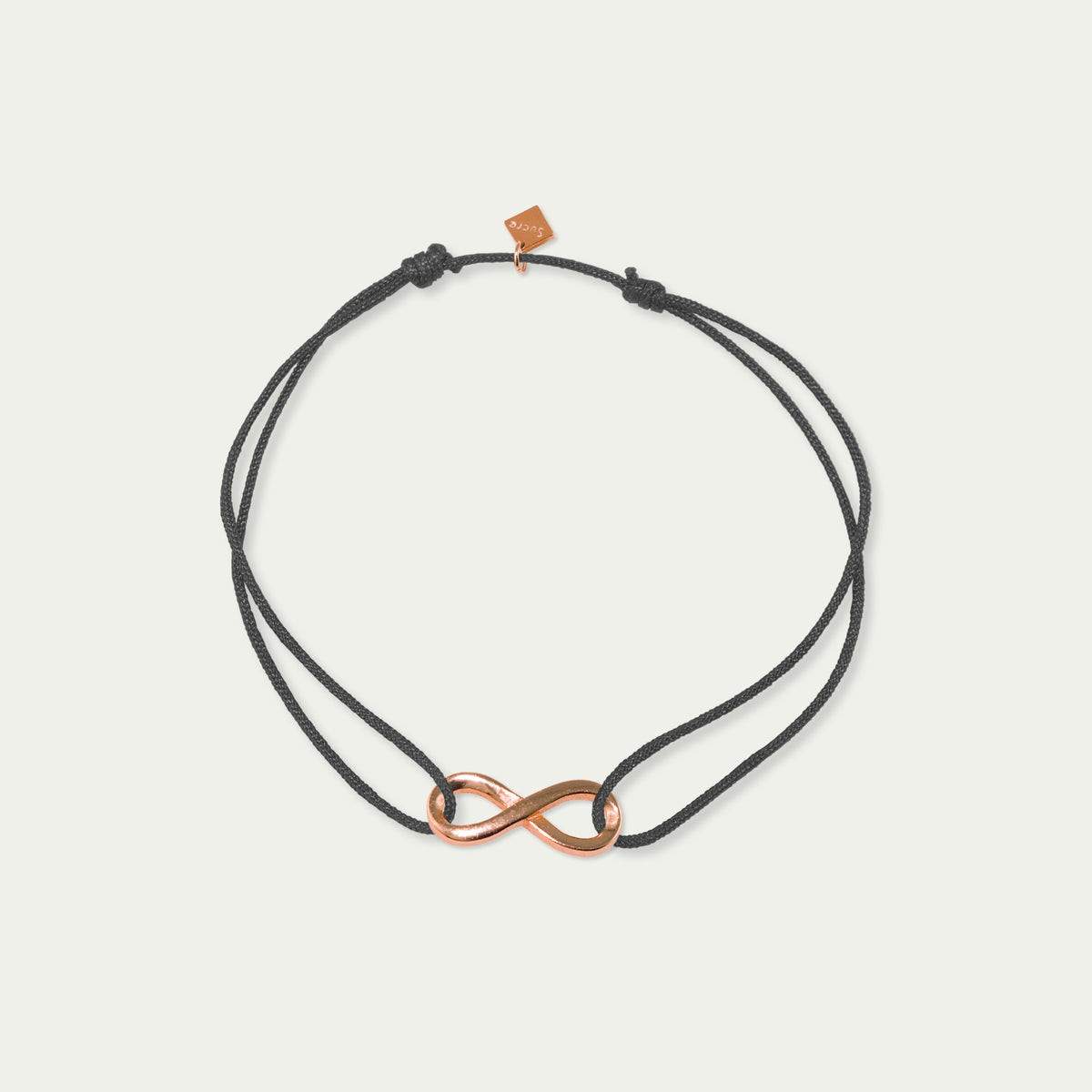 Glücksarmbändchen Infinity – 925 Sterling Silber 18K Roségold vergoldet | Sucre Fine Jewelry