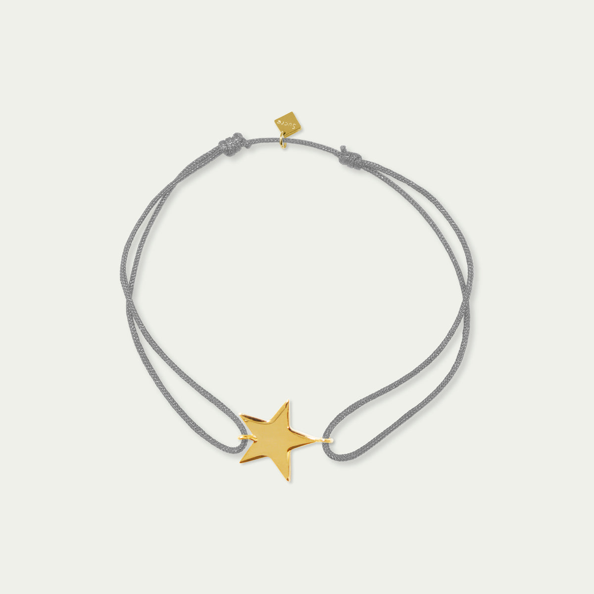 Glücksarmbändchen Stern – 925 Sterling Silber 18K Gelbgold vergoldet | Sucre Fine Jewelry
