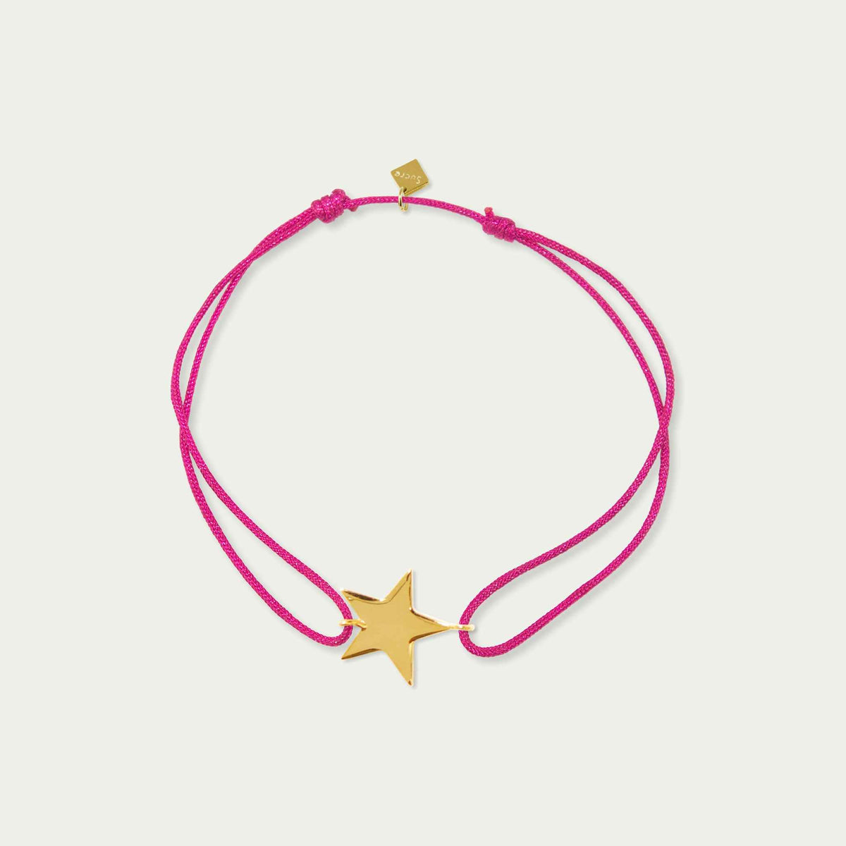 Glücksarmbändchen Stern – 925 Sterling Silber 18K Gelbgold vergoldet | Sucre Fine Jewelry