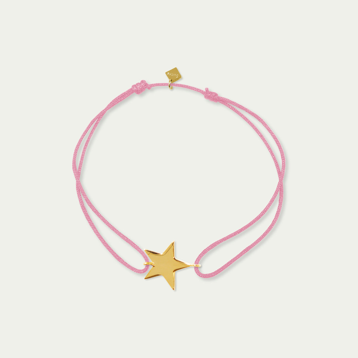 Glücksarmbändchen Stern – 925 Sterling Silber 18K Gelbgold vergoldet | Sucre Fine Jewelry