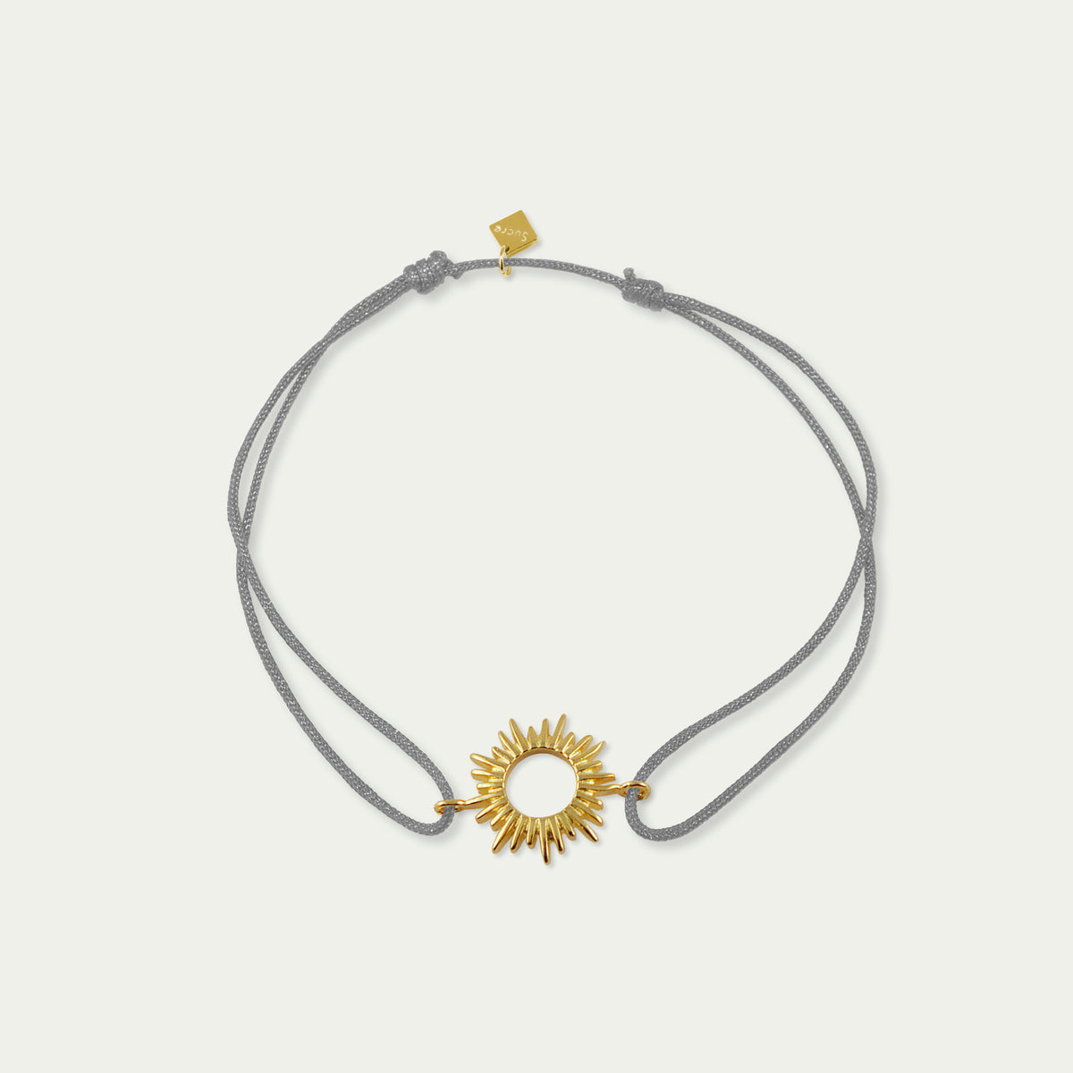 Glücksarmbändchen Sun – 925 Sterling Silber 18K Gelbgold vergoldet | Sucre Fine Jewelry