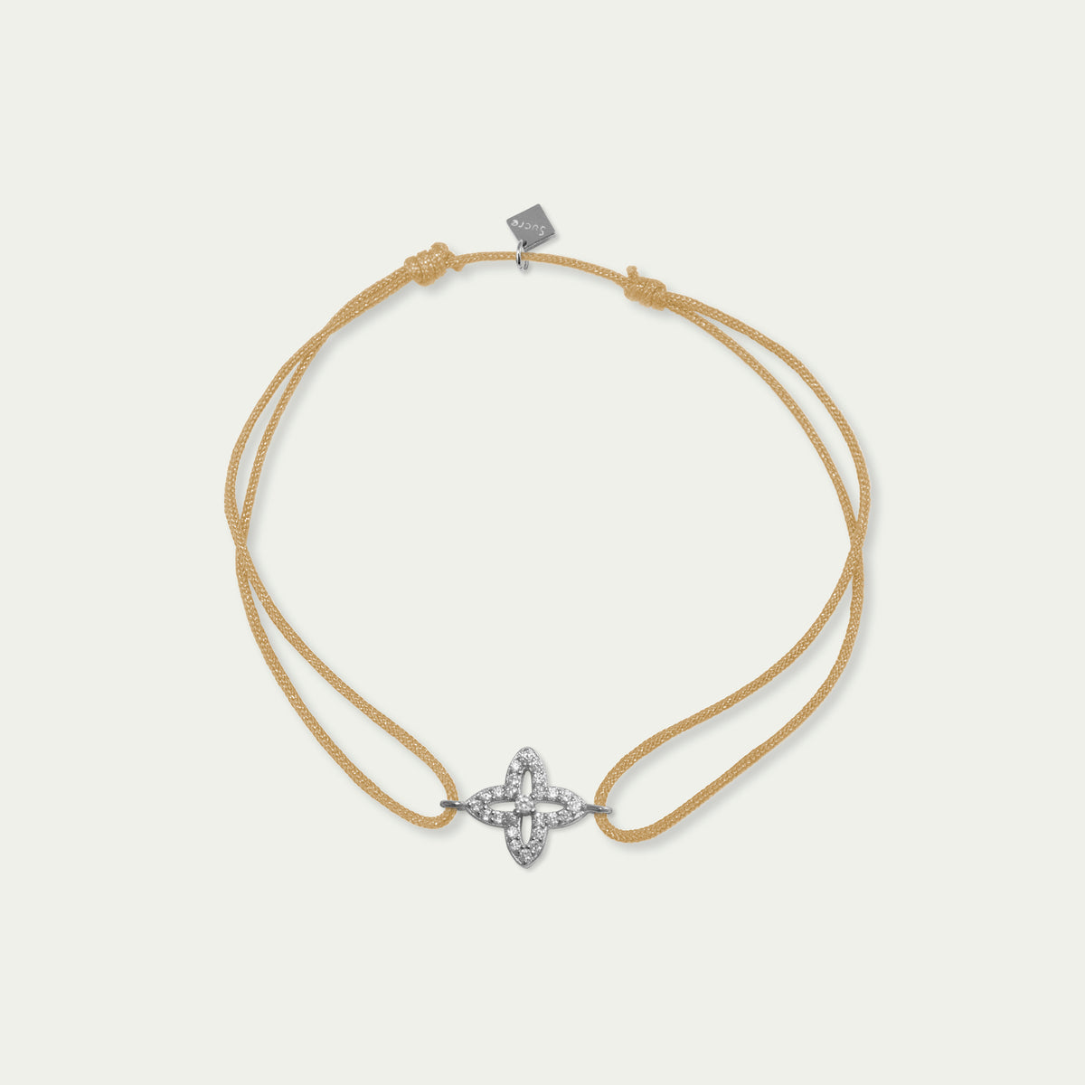 Glücksarmband Shiny Clover – 925 Sterling Silber | Sucre Fine Jewelry