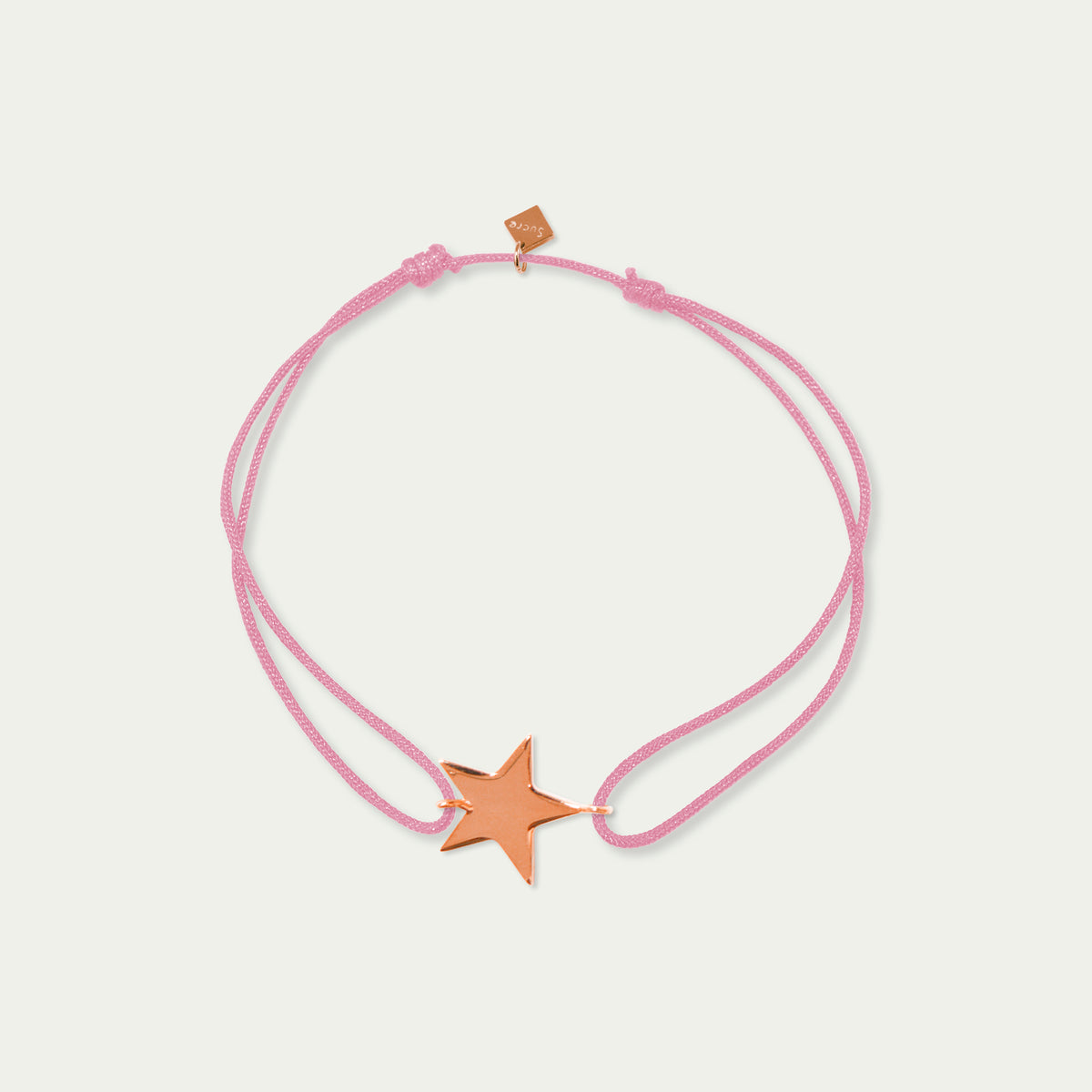 Glücksarmbändchen Stern – 925 Sterling Silber 18K Roségold vergoldet | Sucre Fine Jewelry
