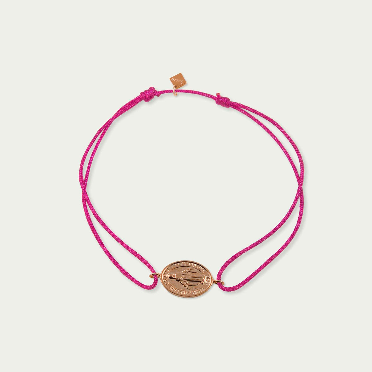 Glücksarmbändchen Madonna – 925 Sterling Silber 18K Roségold vergoldet | Sucre Fine Jewelry