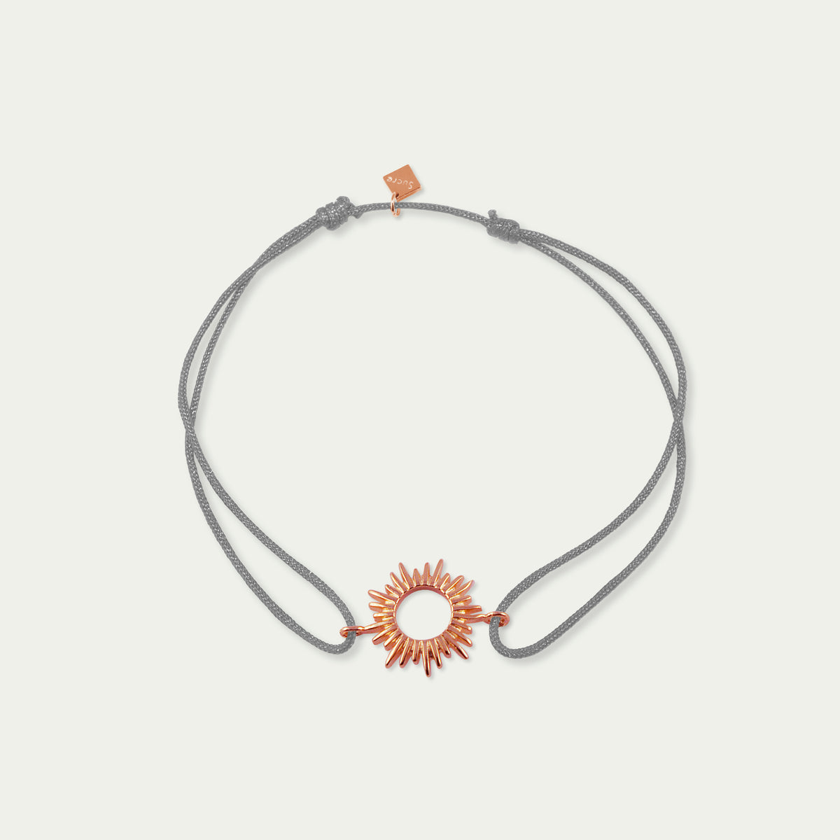 Glücksarmbändchen Sun – 925 Sterling Silber 18K Roségold vergoldet | Sucre Fine Jewelry
