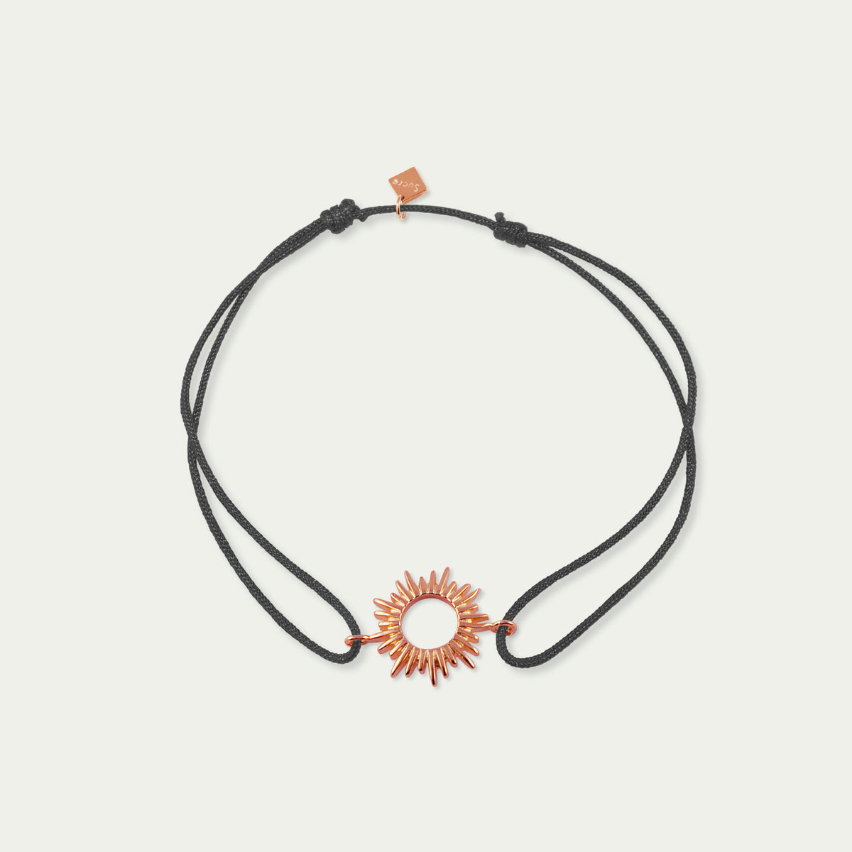 Glücksarmbändchen Sun – 925 Sterling Silber 18K Roségold vergoldet | Sucre Fine Jewelry