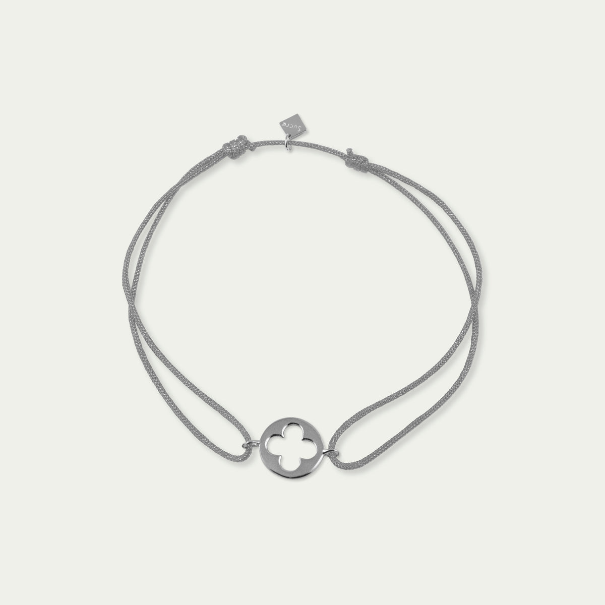 Glücksarmbändchen Clover Disc – 925 Sterling Silber | Sucre Fine Jewelry