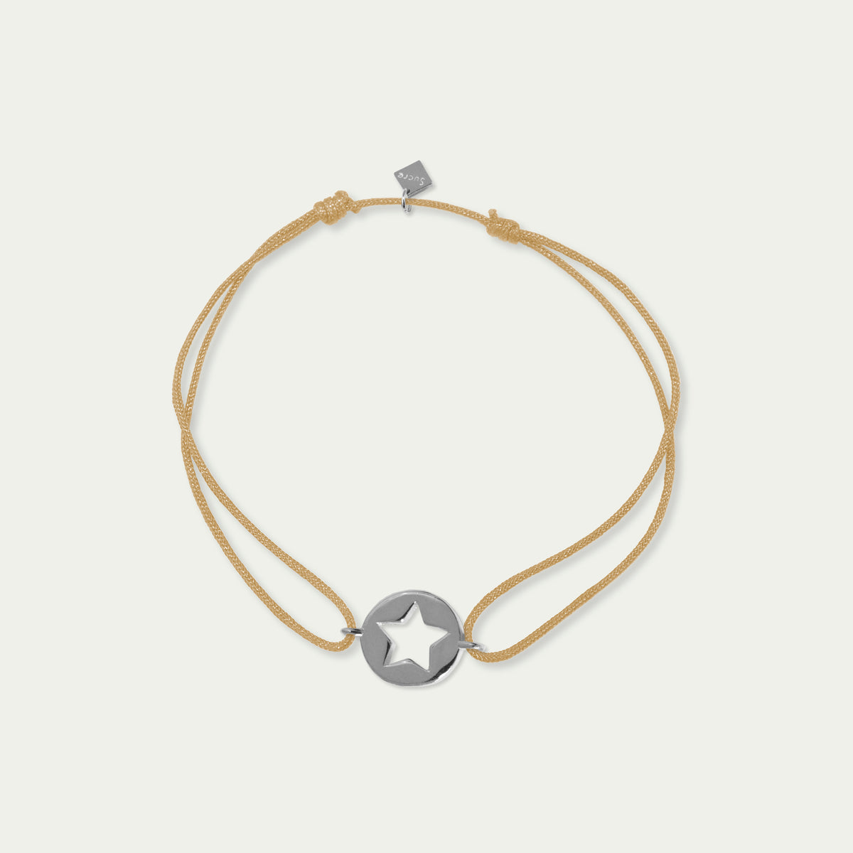 Glücksarmbändchen Star Disc – 925 Sterling Silber | Sucre Fine Jewelry