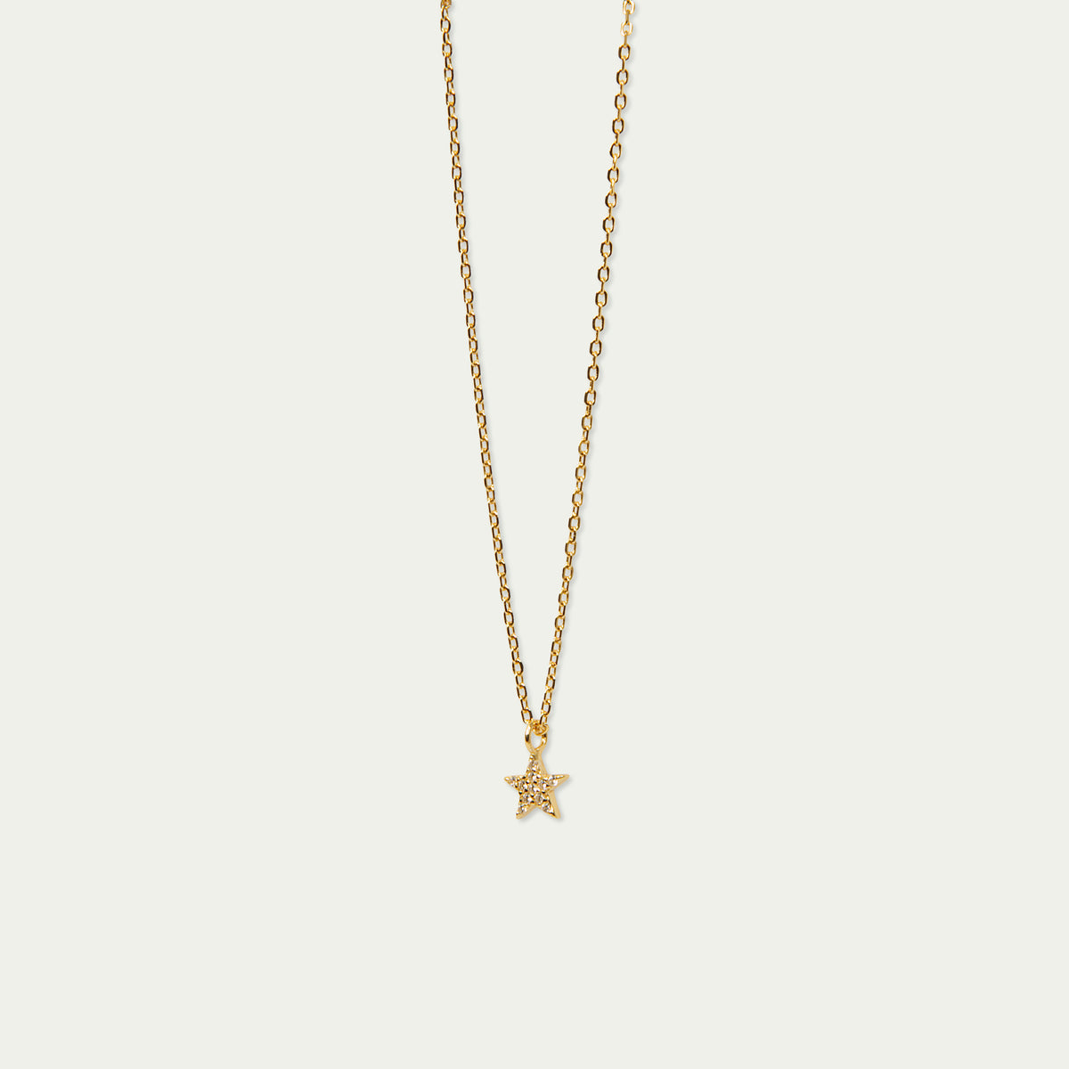 Halskette Mini Star – 925 Sterling Silber 18K Gelbgold vergoldet | Sucre Fine Jewelry