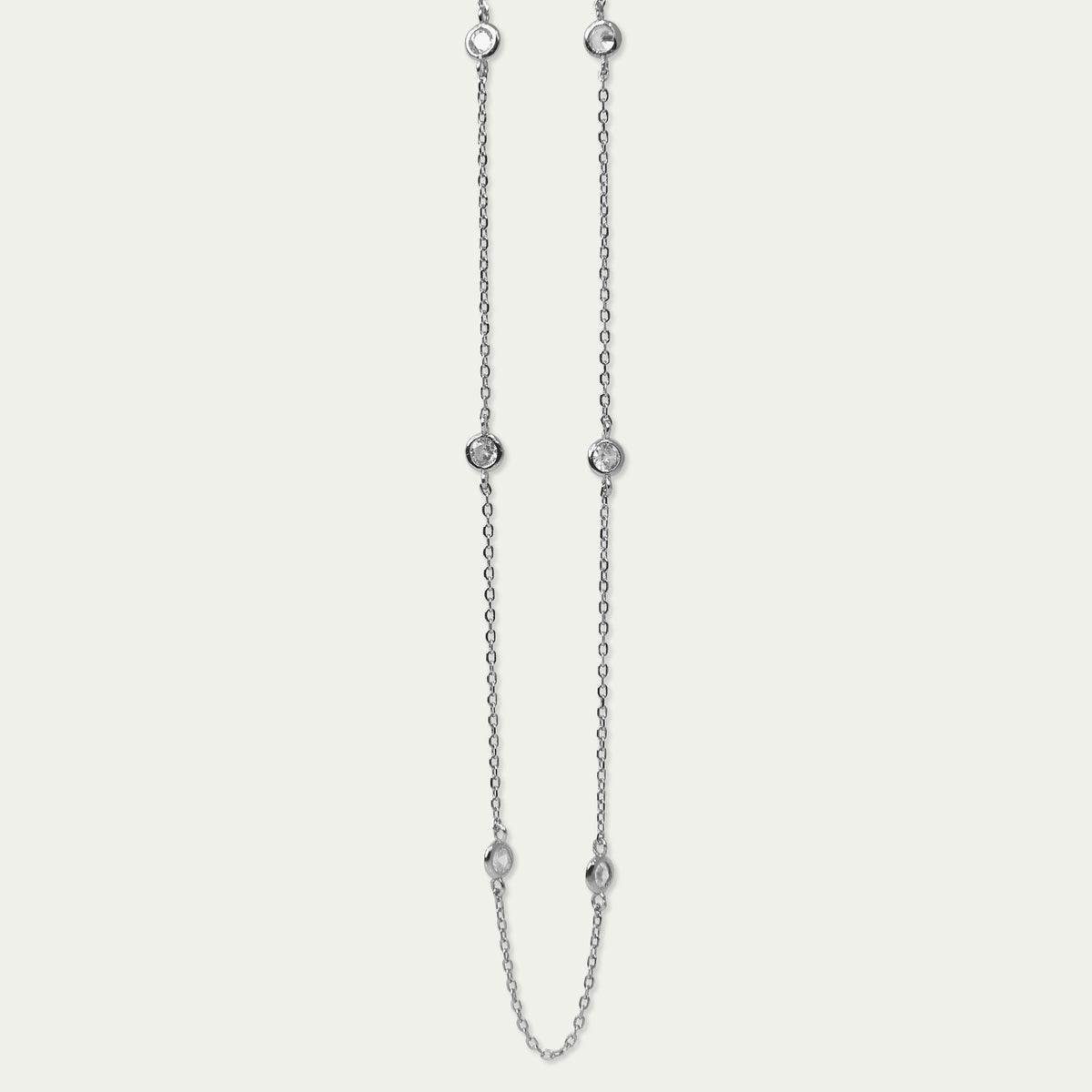 Halskette Endless Glam Crystal – 925 Sterling Silber | Sucre Fine Jewelry