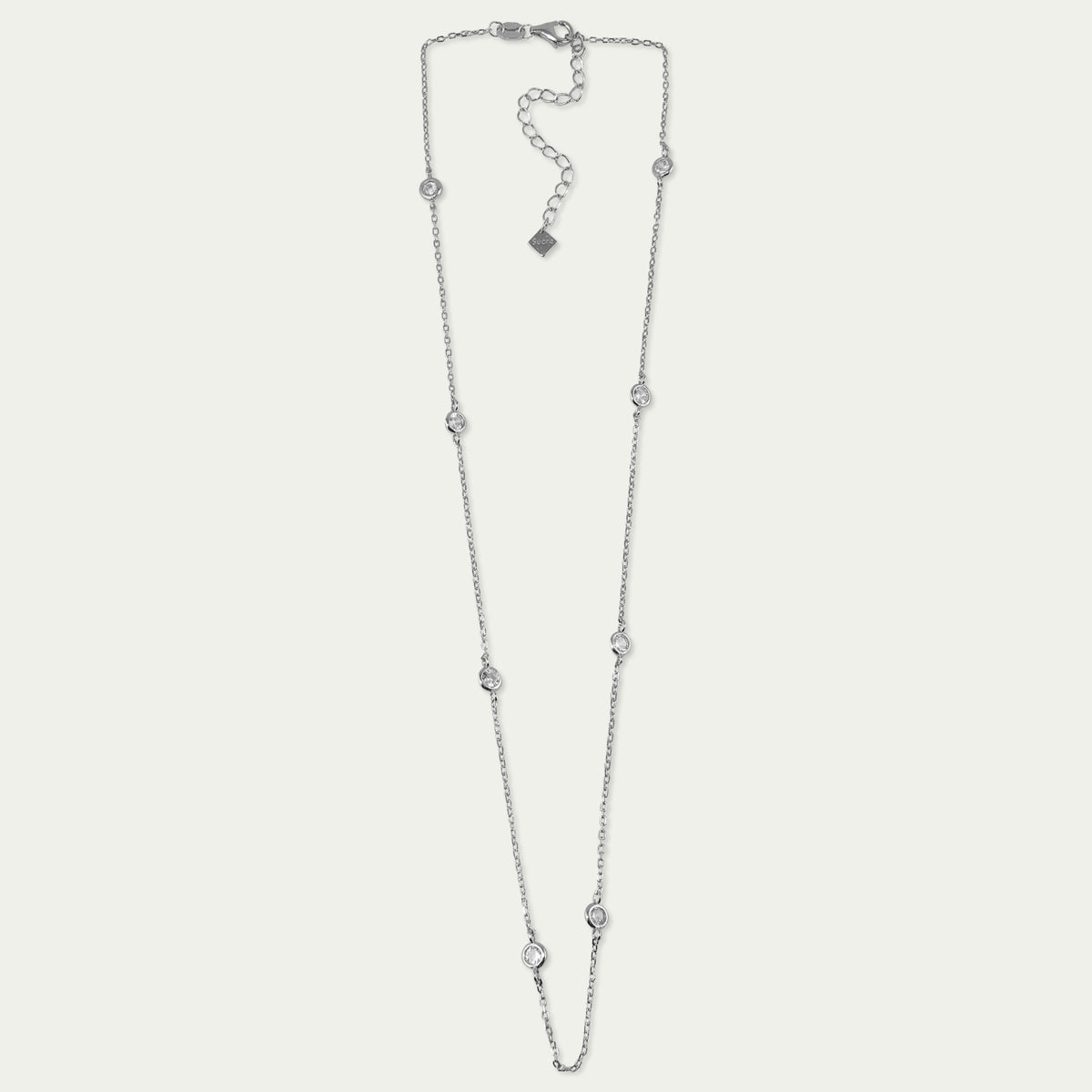 Halskette Endless Glam Crystal – 925 Sterling Silber | Sucre Fine Jewelry